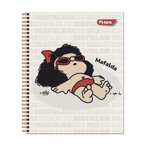 CUADERNO UNIVERSITARIO TORRE 7MM 100H MAFALDA 2