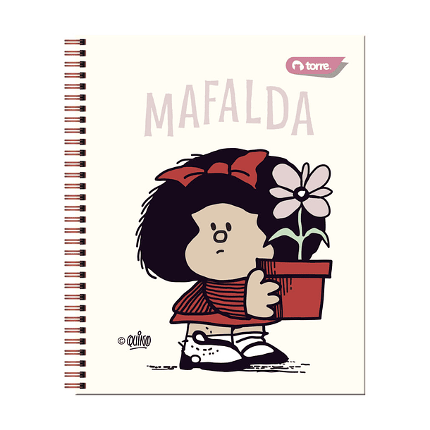 CUADERNO UNIVERSITARIO TORRE 7MM 100H MAFALDA 6