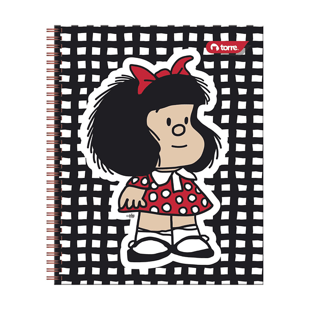 CUADERNO UNIVERSITARIO TORRE 7MM 100H MAFALDA 10