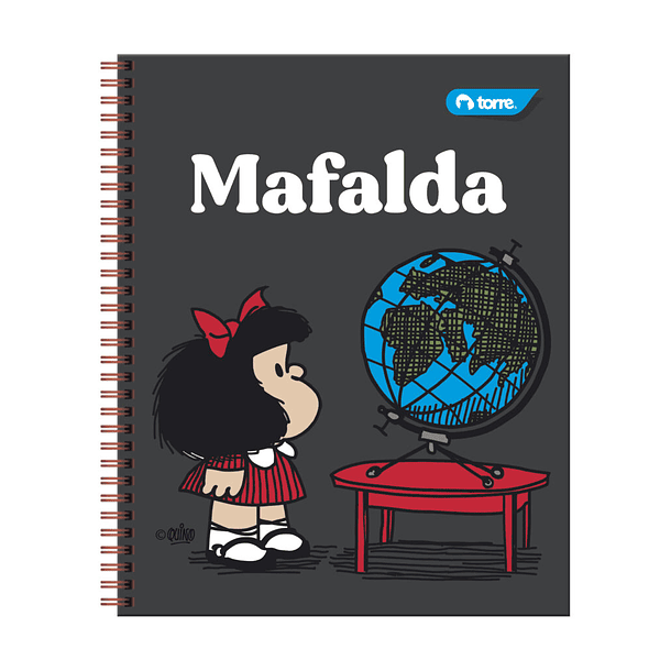 CUADERNO UNIVERSITARIO TORRE 7MM 100H MAFALDA 12