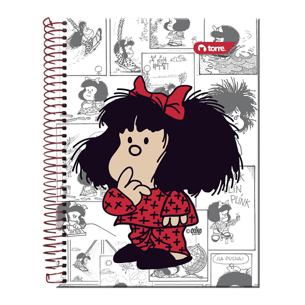 CUADERNO TRIPLE 150H 7MM TORRE MAFALDA 4