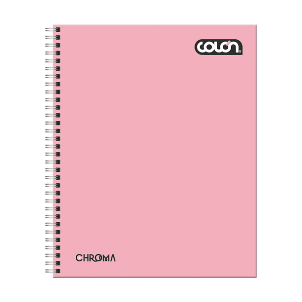 CUADERNO UNIVERSITARIO CHROMA PASTEL 7MM 100H COLON PACK 8 1