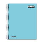 CUADERNO UNIVERSITARIO CHROMA PASTEL 7MM 100H COLON PACK 8 2