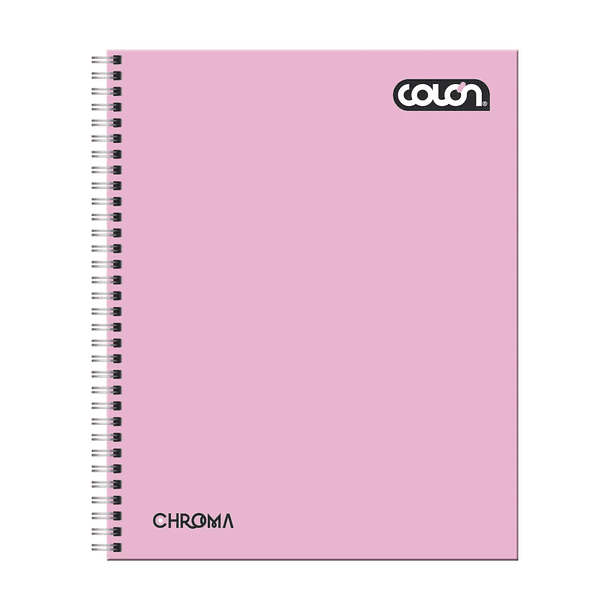 CUADERNO UNIVERSITARIO CHROMA PASTEL 7MM 100H COLON PACK 8 5
