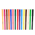 PLUMONES TORRE 12 COLORES + 3 TONOS PIEL PUNTA FINA 6