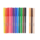 PLUMONES TORRE 12 COLORES + 3 TONOS PIEL PUNTA FINA 7