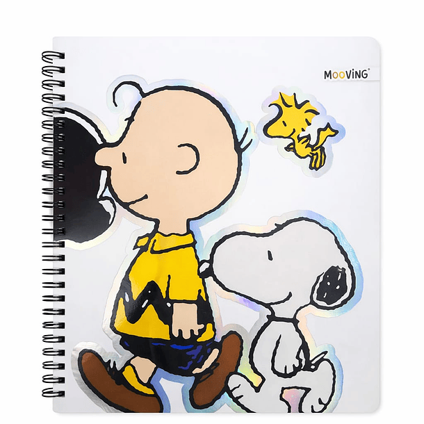 CUADERNO UNIVERSITARIO MOOVING 7MM 100H SNOOPY 3