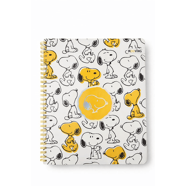 CUADERNO UNIVERSITARIO MOOVING 7MM 100H SNOOPY 4