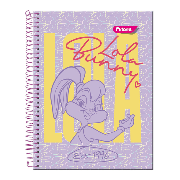CUADERNO BOOK LOLA BUNNY 7MM 150H TORRE 2