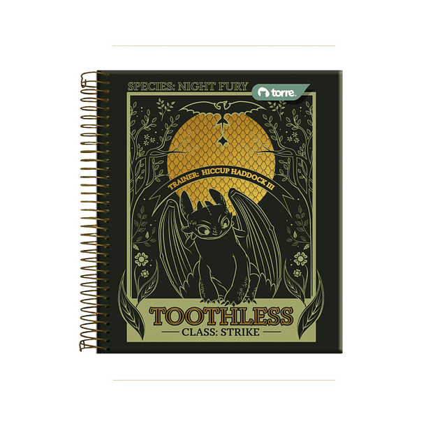 CUADERNO BOOK COMO ENTRENAR A TU DRAGON 7MM 150H TORRE 4