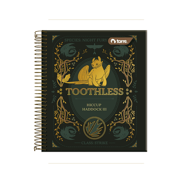 CUADERNO BOOK COMO ENTRENAR A TU DRAGON 7MM 150H TORRE 1