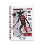 CUADERNO TRIPLE CARTA TORRE 7MM 150H STRANGER THINGS 1
