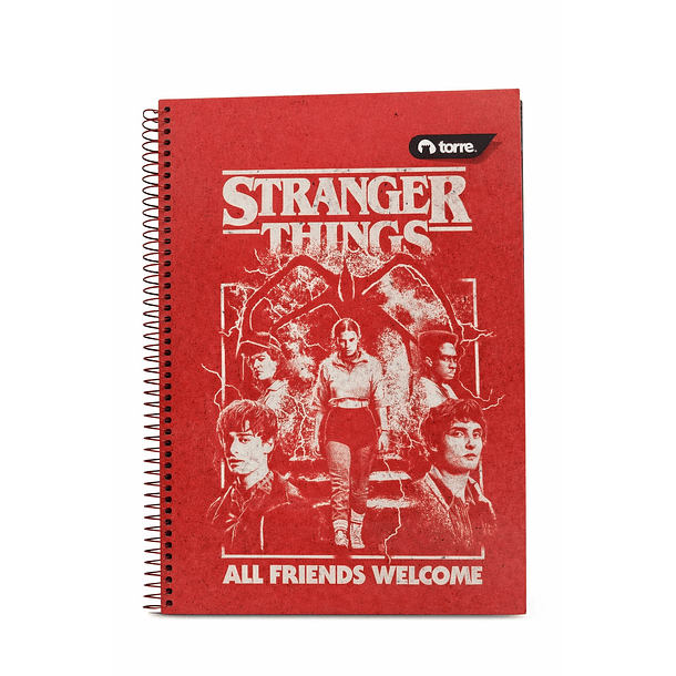 CUADERNO TRIPLE CARTA TORRE 7MM 150H STRANGER THINGS 4