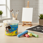 TIZA JUMBO 20 UN COLORES PARA DIBUJO Y ESCRITURA JM 2