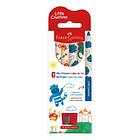 LÁPIZ DE COLOR MY FIRST FABER DE CASTELL 6 COL + SAC 1