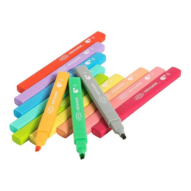 DESTACADORES PASTEL ARTEL X12 COLORES 4