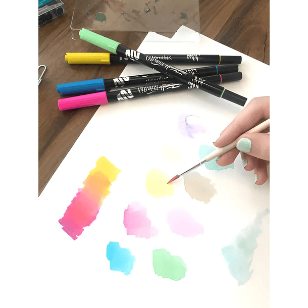 MARCADORES CHROMA ACUARELABLES MOOVING X6 7