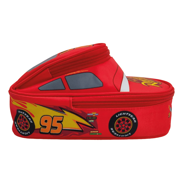 ESTUCHE LAPICES CARS RAYO MCQUEEN 3D DOBLE CIERRE 2