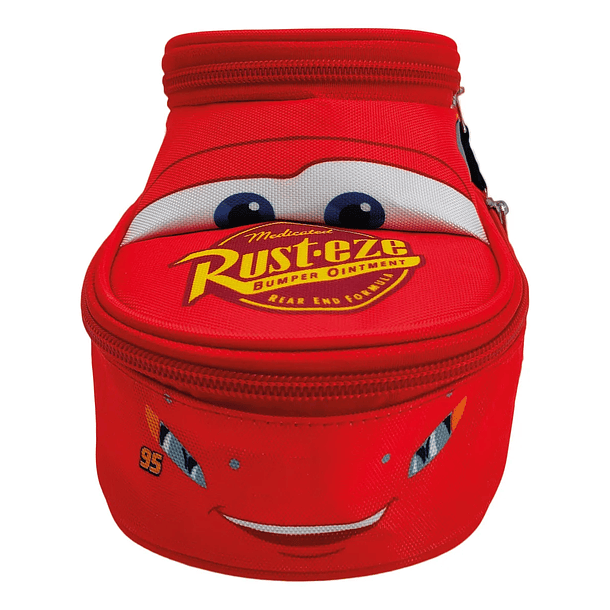 ESTUCHE LAPICES CARS RAYO MCQUEEN 3D DOBLE CIERRE 3