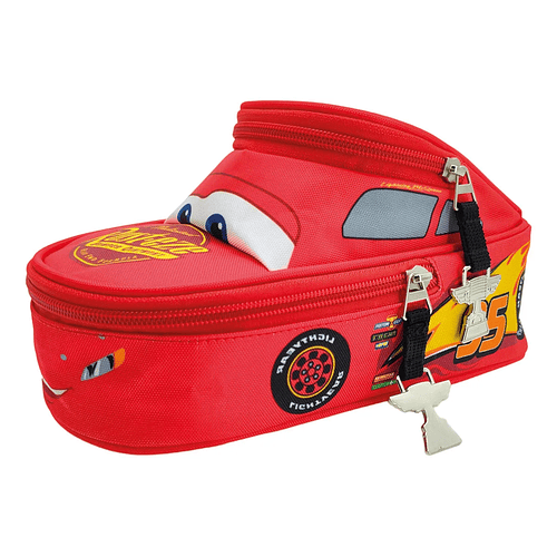 ESTUCHE LAPICES CARS RAYO MCQUEEN 3D DOBLE CIERRE