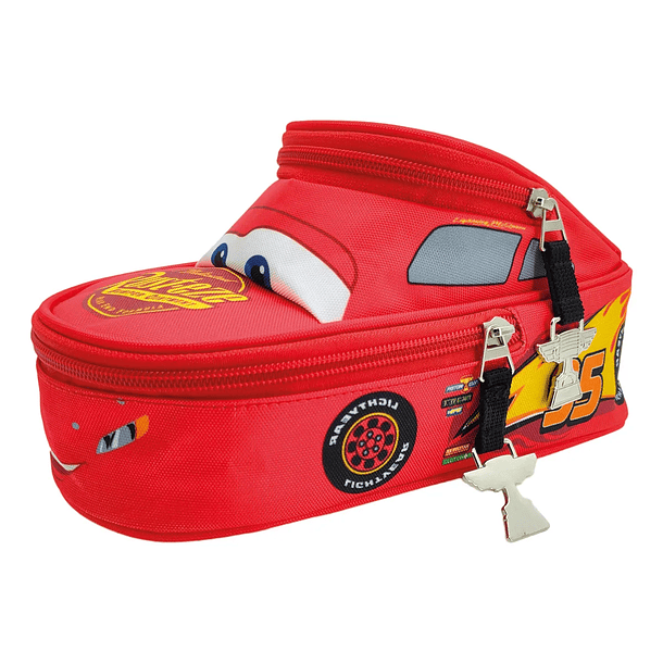 ESTUCHE LAPICES CARS RAYO MCQUEEN 3D DOBLE CIERRE 1