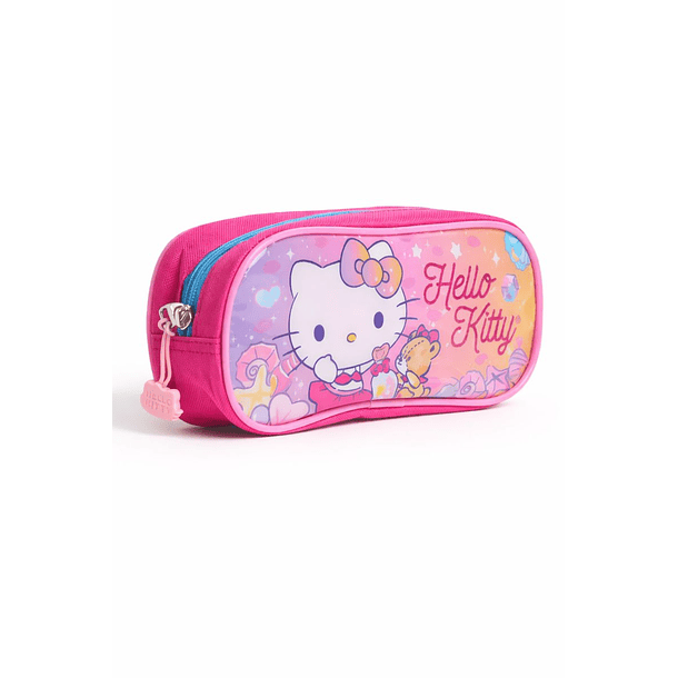 ESTUCHE LAPICES ESCOLAR HELLO KITTY ROSADO 1