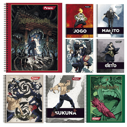 CUADERNO UNIVERSITARIO JUJUTSU KAISEN 100H 7M TORRE