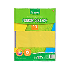 FORROS COLLEGE 10 COLORES TORRE PACK  1