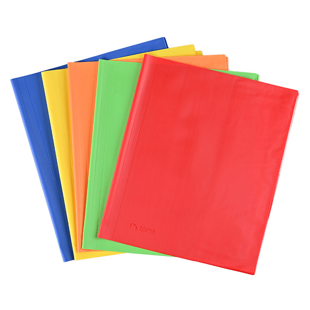 FORRO LIBROS 5 COLORES 10 UND TORRE PACK  5