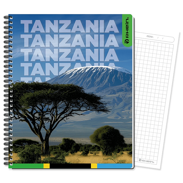 CUADERNO UNIVERSITARIO TRAVEL 100H 7MM RHEIN PACK 10  2