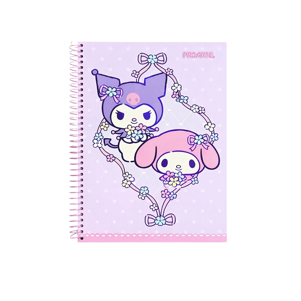CUADERNO TRIPLE CARTA PROARTE 7MM 150H MY MELODY KUROMI 1