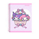CUADERNO TRIPLE CARTA PROARTE 7MM 150H MY MELODY KUROMI 2