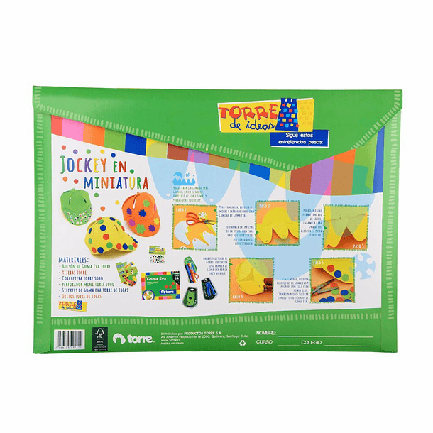 GOMA EVA TORRE 20x30 6 PLIEGOS 6 COLORES 3