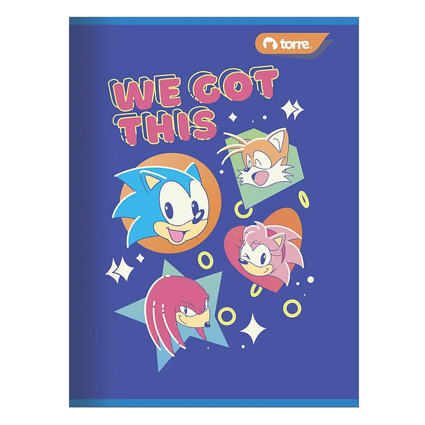 CUADERNO COLLEGE TORRE SONIC 7MM 80 HOJAS 2