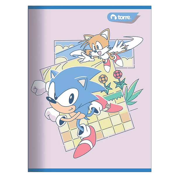 CUADERNO COLLEGE TORRE SONIC 7MM 80 HOJAS 4