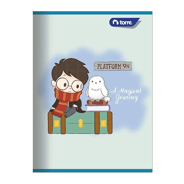 CUADERNO COLLEGE TORRE HARRY POTTER 7 MM 80 HOJAS 3
