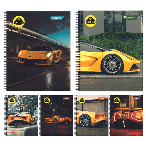 CUADERNO UNIVERSITARIO TORRE LOTUS 100H PACK 10 