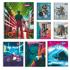 CUADERNO UNIVERSITARIO CLASICO HOMBRE 7MM 100H TORRE 1