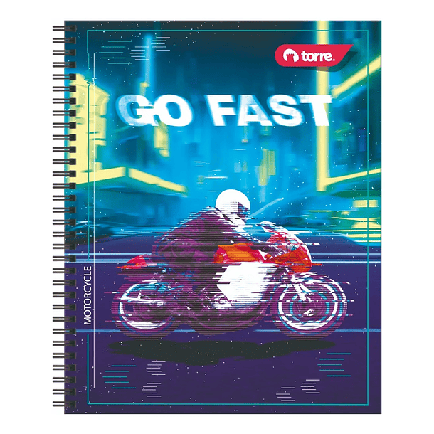 CUADERNO UNIVERSITARIO CLASICO HOMBRE 7MM 100H TORRE 4