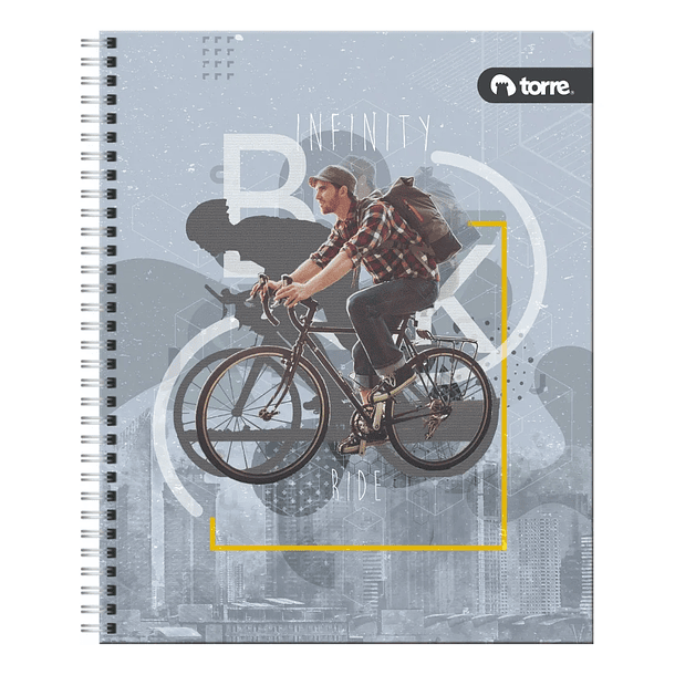 CUADERNO UNIVERSITARIO CLASICO HOMBRE 7MM 100H TORRE 5