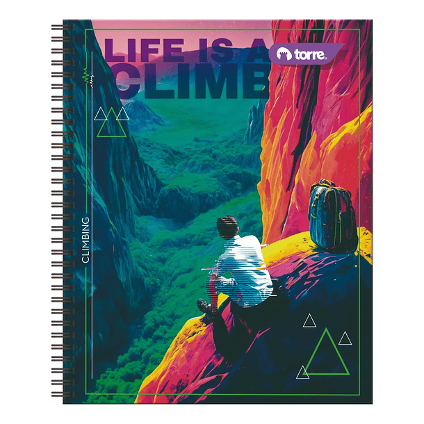 CUADERNO UNIVERSITARIO CLASICO HOMBRE 7MM 100H TORRE 7