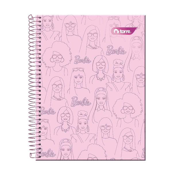 CUADERNO CARTA TRIPLE TOP BARBIE 7MM 120H TORRE 1