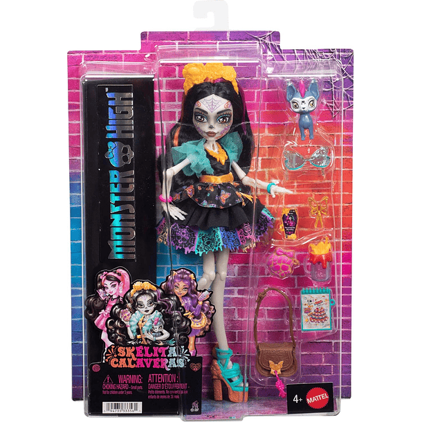 MUÑECA MONSTER HIGH ORIGINAL 2026 SKELITA CALAVERAS  5