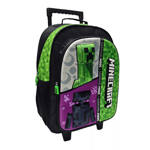 MOCHILA CON RUEDAS MINECRAFT