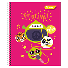 CUADERNO UNIVERSITARIO TORRE 7MM 100H KOUKOU PACK 10 4