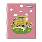 CUADERNO UNIVERSITARIO TORRE 7MM 100H KOUKOU PACK 10 7