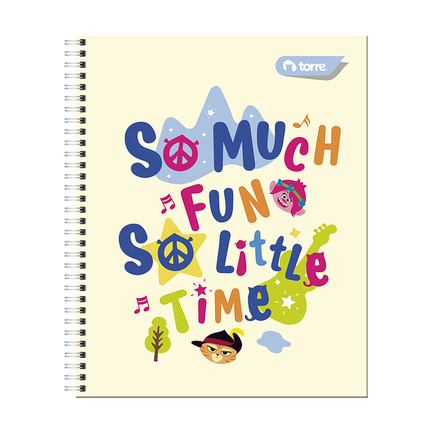 CUADERNO UNIVERSITARIO TORRE 7MM 100H KOUKOU PACK 10 8