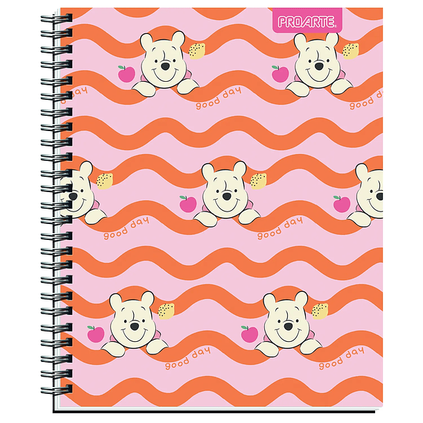 CUADERNO UNIVERSITARIO PROARTE 100H 7MM WINNIE POOH PACK 10 12