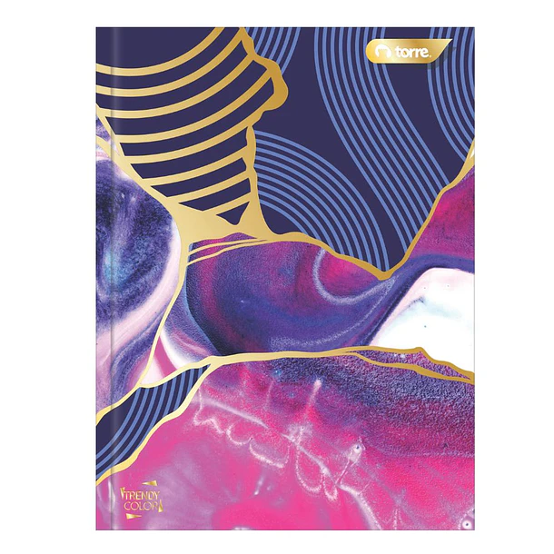 CUADERNO ESPECIAL CARTA TRENDY COLOR 120 HOJAS 7MM TORRE 4
