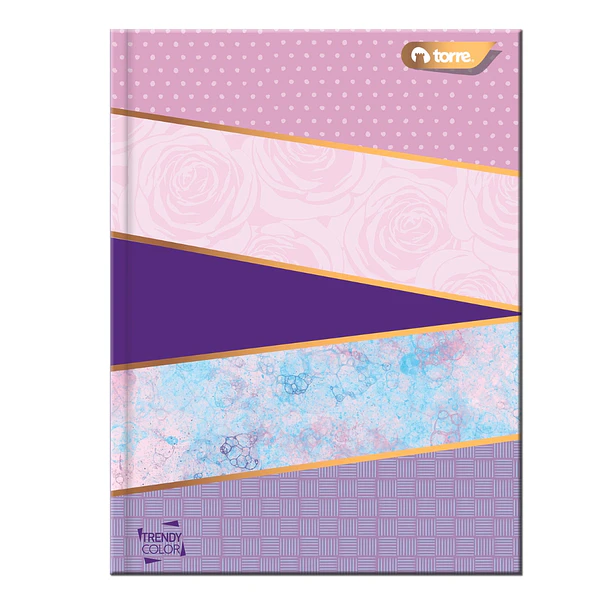 CUADERNO ESPECIAL CARTA TRENDY COLOR 120 HOJAS 7MM TORRE 6